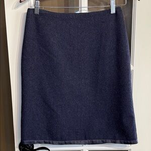 OLD NAVY Classic Wool Blend Smoke Grey Pencil Skirt Size 2